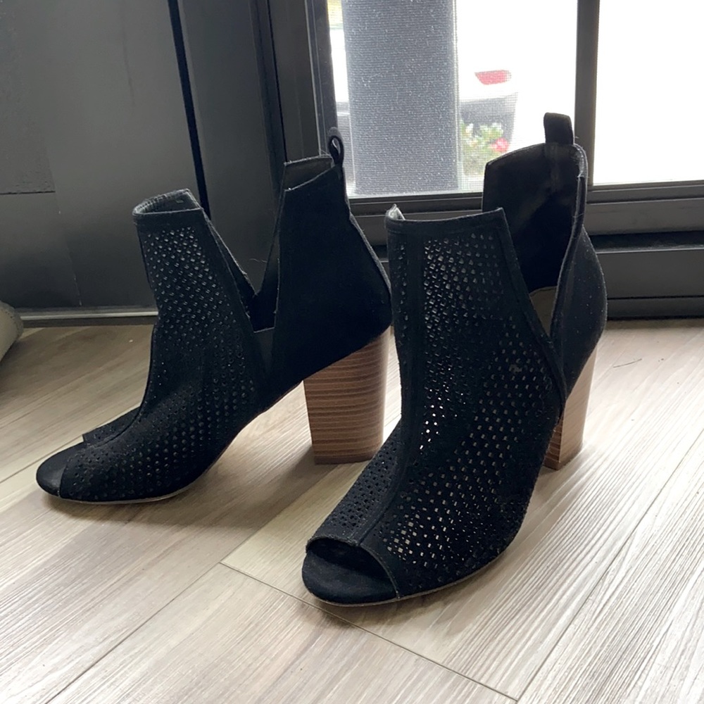 Open Toe Bootie Heels